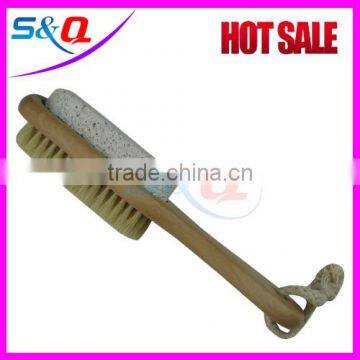 Promotional long handle pumice stone brush