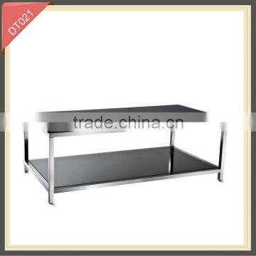 modern iron metal best price tempered glass 8 seater dining table set