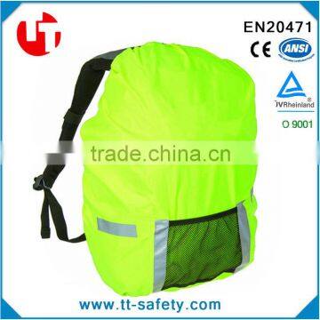 210D oxford high visibility reflective outdoor travel bag cover for hiking/camping/travelling safety