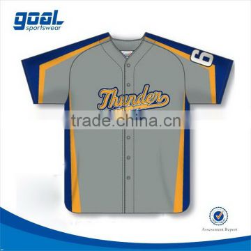 Top grade school cheap plain kids baseball jersey