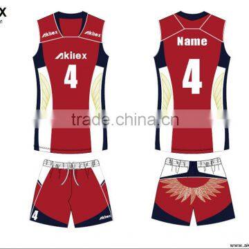 wholesale volleyball jersey cheap volleyball uniforms sublimation volleyball shirt