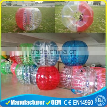 Hot Sale High Quality 100%TPU Inflatable Human Body Adult/kids body bubble ball inflatable bumper ball football