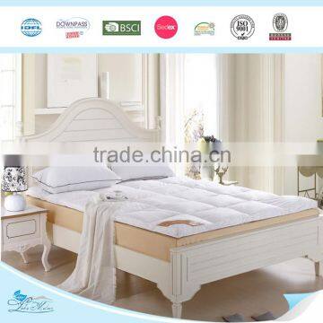 High Quality white feather down mattress topper