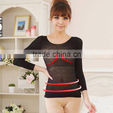 woman underwear body shaper long sleeve ultrathin