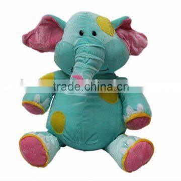 light blue plush elephant toy