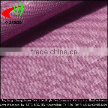 100%polyester 600d oxford fabric embossed