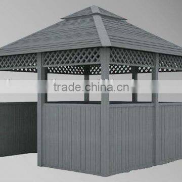 Plastic wood Sunny outdoor Gazebo