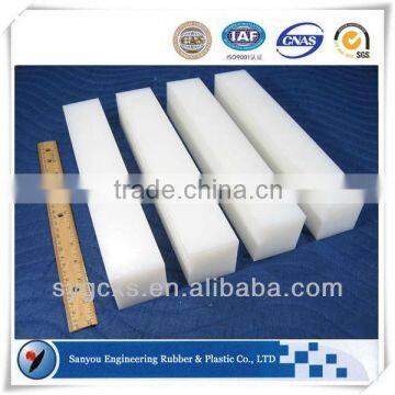 Plastic uhmwpe buffer strip for conveyor