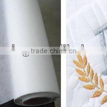 easy tear-away non woven interlining for embroidery backing paper