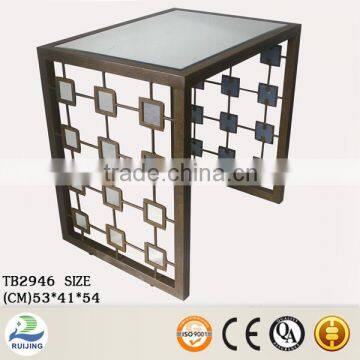 Decorative Accent Console Table Dark Glass