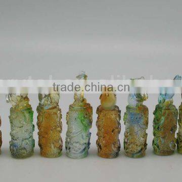 Hot Sale!!!Crystal Liuli Twelve zodiac seal/Office Decoration