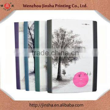 School Diary Pages Printing Stationery Round Corner Sewing Thread Exercise Notebook