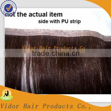 Popular Skin Weft Human Hair Extensions/Virgin Tape Hair/Tape Hair Weft