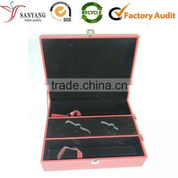 Unique wine gift box for 2 bottle high quality with wine accessary made in yiwu