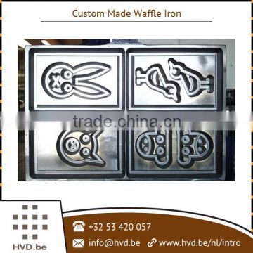 Zoo Animal Designed Custom Waffle Iron for Baking Kids Favourite Waffles