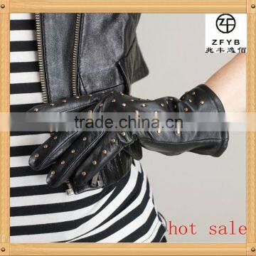 Top sheep leather elegant fashion lady glove