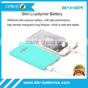 Lowest Price Rechargeable Slim Power Bank 4000mah Charger for Smartphone Iphone 6s/6 /7 photo-4