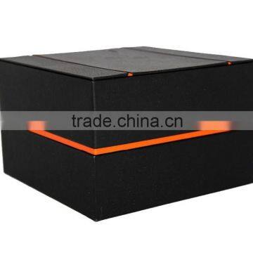 Luxurious Wooden Watch Box/Black Paper Watch Box for Single Watch photo-6