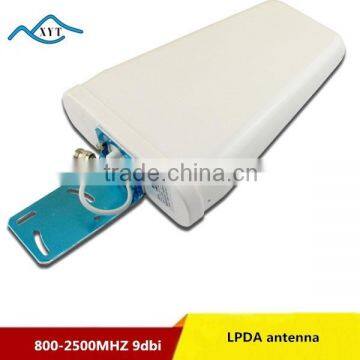 High quality rfid Outdoor 800-2500MHZ lpda antenna for cellphone repeater