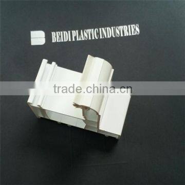 Swing plastic pvcu patio doors frame profile horizontal upvc window vinyl material