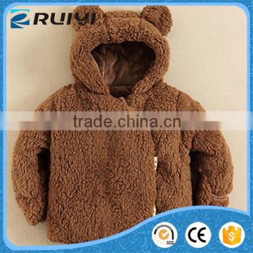 Bestal lamb coral fleece outwear coat for children