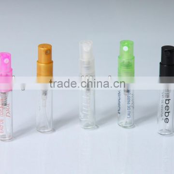 mini glass perfume spray vials