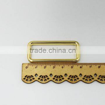 China supplier High quality Zinc alloy square buckle ring for bag Strap