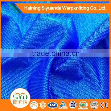 Fashion blue cheap microfiber polyester fabric to dye polyester fabric