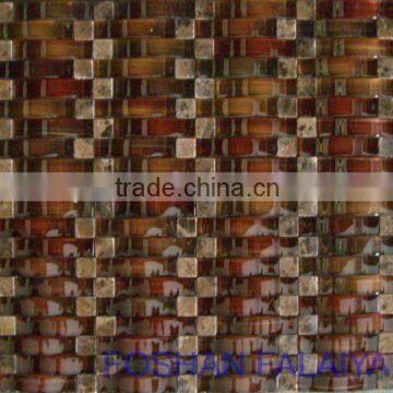 Pink Arch Glass Bridge Crystal Glass Mosaic Tile photo-4
