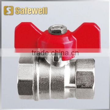 Butterfly Handle C.P.Standard-flow Ball Valve M.F.