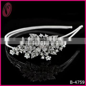 Hot new products for 2014 Charming Pearl Rhinestone Flower headband