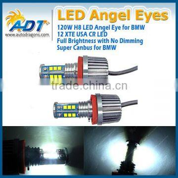 High Power 120W CRE.E H8 E92 LED marker angel eyes