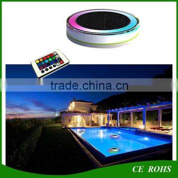 Remote Control Outdoor Colar Changing Light Swimming Pool Floating RGB Solar LED Light photo-5