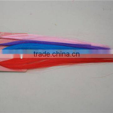 18 inch plastic clip in hair extensions hair piece