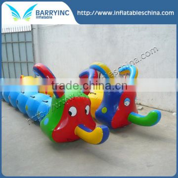 Funny inflatable toys caterpillar play tube,kids play tube,corrugated inflatable tube