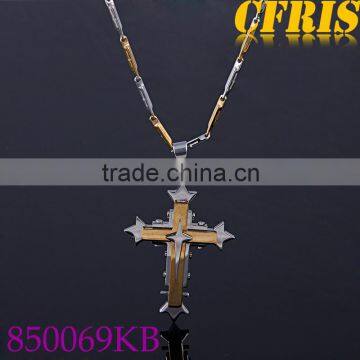 Wholeasle Gold plating good quality cross pendant