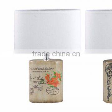 flower ceramic table lamp