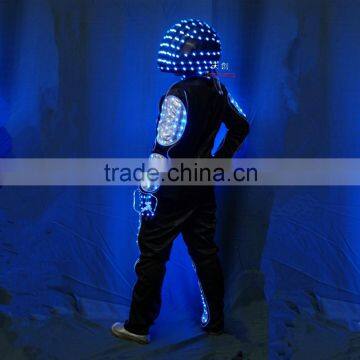 Wireless DMX512 Tron Dance LED Robot Outfit Costume