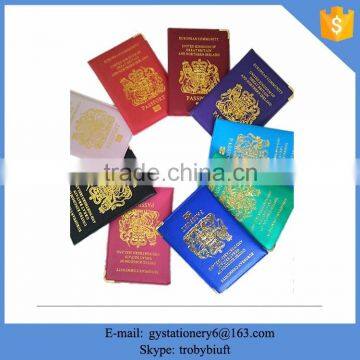 Chinese supplier produce PU Leather Passport/leather passport wallet/genuine leather passport holder