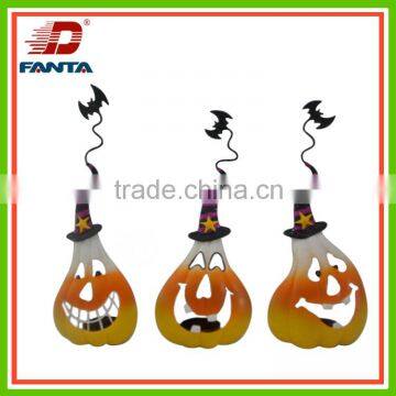 Halloween ghost small metal tea light candle holder