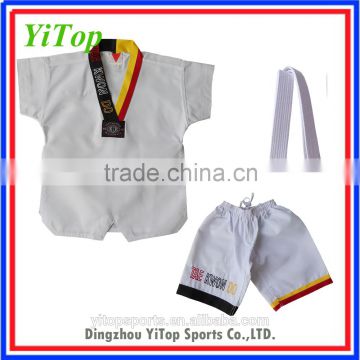 wholesale kids short sleeve taekwondo uniforms for summer