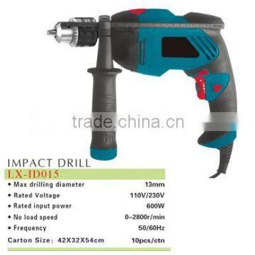 13mm impact drill/ electric impact drill / power tools 600w impact drill