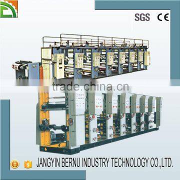 BRNY small gravure polythene bag printing machine