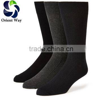 wholesale custom business black cotton mens socks