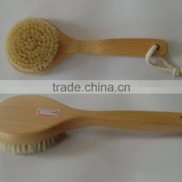 natural wooden body cleaning wash brush