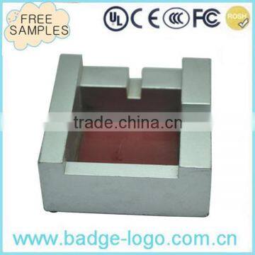 Square Best Choice Custom Metal Ashtray for Promotional Gift