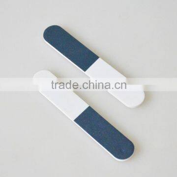 Custom made straigh shape finger nail file disposable emery board manicure nail care tools factory