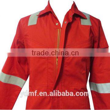 Reflective 100% Cotton Flame Retardant Clothing for Industrial Workwear With FR Reflective photo-3