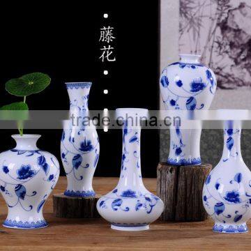 Hot Sales Jingdezhen Made Beauty Blue and White Porcelain Vase photo-6
