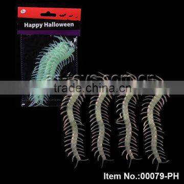 Halloween party items tricky toys luminous plastic centipede toys